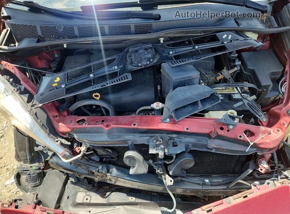 5TDYZ3DCXJS950010 2018 TOYOTA SIENNA Burgundy Vista del compartimento del motor