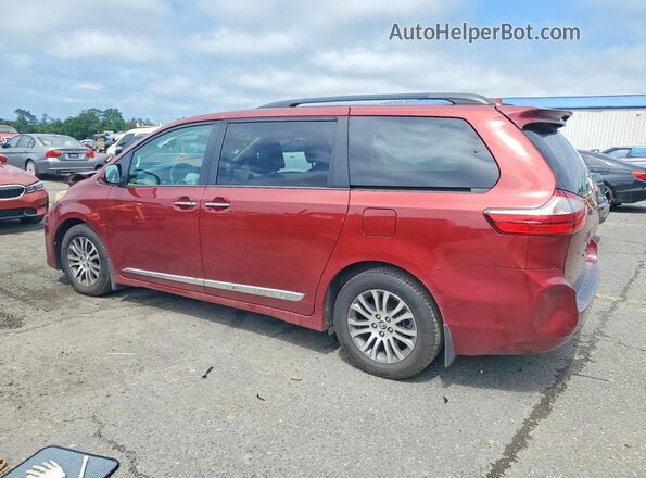 5TDYZ3DCXJS957328 2018 TOYOTA SIENNA Maroon Հետևի ձախ