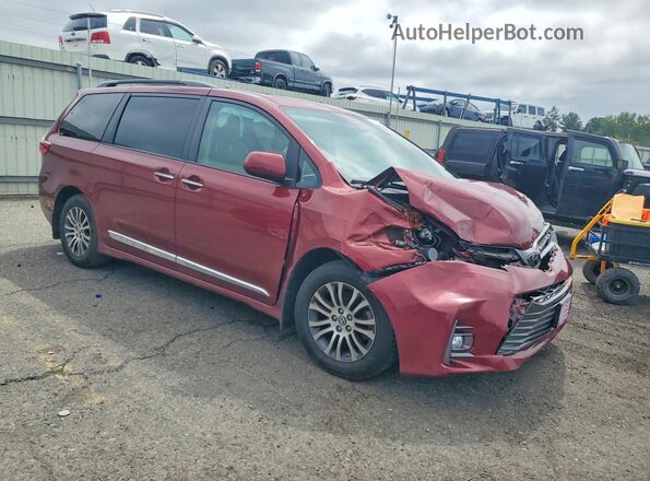 5TDYZ3DCXJS957328 2018 TOYOTA SIENNA Maroon Առջևի աջ