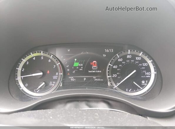 5TDYZRAH0MS535026 2021 TOYOTA HIGHLANDER Gray უკანა სავარძლების ხედი