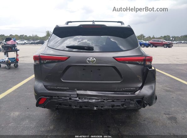 5TDYZRAH0MS535026 2021 TOYOTA HIGHLANDER Gray 