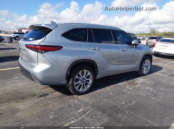 5TDYZRAH1LS005730 2020 TOYOTA HIGHLANDER Gray Trasero derecho