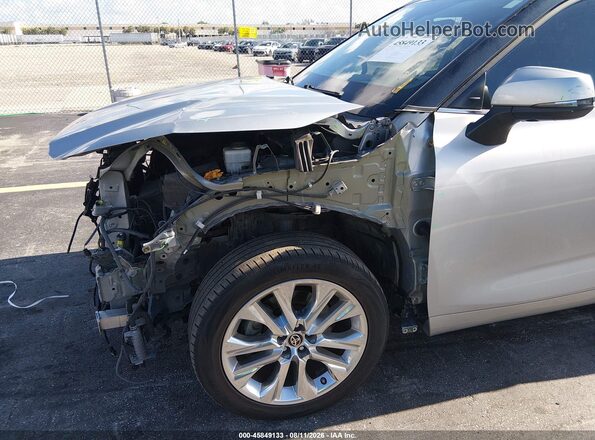 5TDYZRAH1LS005730 2020 TOYOTA HIGHLANDER Gray Vista frontal