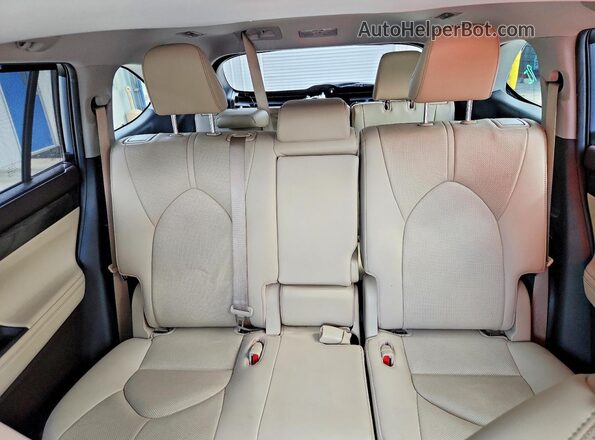 5TDYZRAH1LS015612 2020 TOYOTA HIGHLANDER Blue Հետևի նստատեղերի տեսք