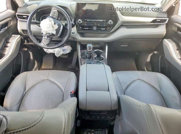 5TDYZRAH4LS025695 2020 TOYOTA HIGHLANDER Gray Առջևի վահանակի տեսք