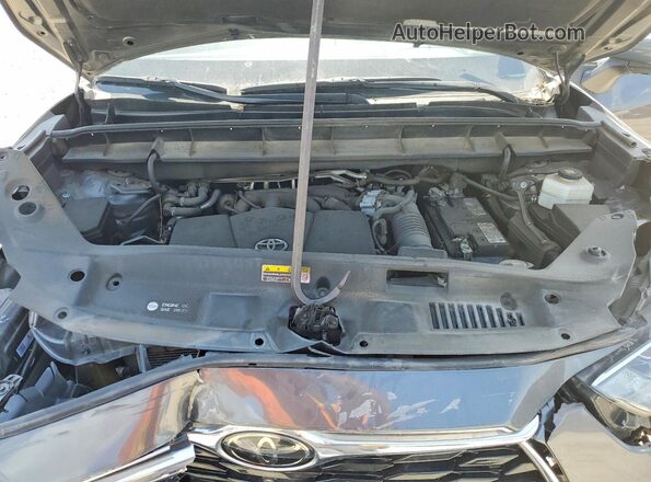 5TDYZRAH4LS025695 2020 TOYOTA HIGHLANDER Gray Շարժիչի բաժամունքի տեսք