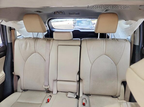 5TDYZRAH6LS003519 2020 TOYOTA HIGHLANDER Black Vista de los asientos traseros
