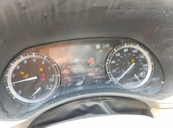 5TDYZRAH6LS003519 2020 TOYOTA HIGHLANDER Black Vista del cuadro de instrumentos