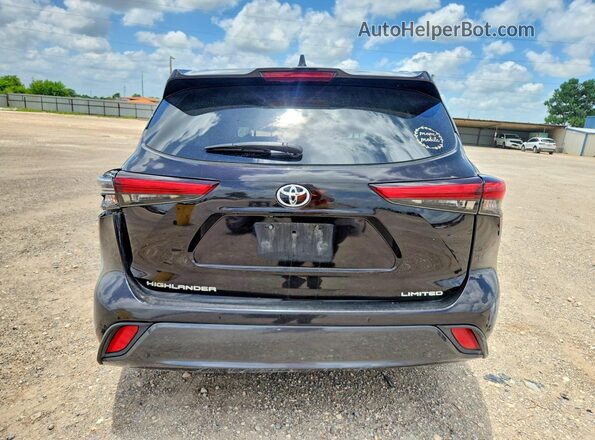 5TDYZRAH6LS003519 2020 TOYOTA HIGHLANDER Black Vista trasera