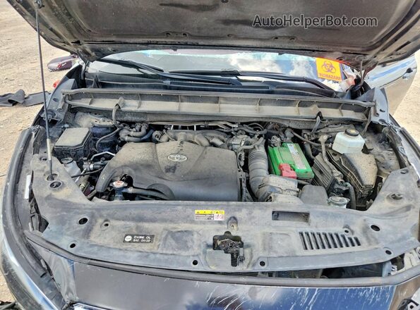5TDYZRAH6LS003519 2020 TOYOTA HIGHLANDER Black Vista del compartimento del motor