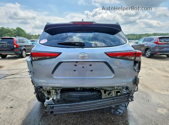 5TDYZRAH8LS021133 2020 TOYOTA HIGHLANDER Blue Widok z tyłu