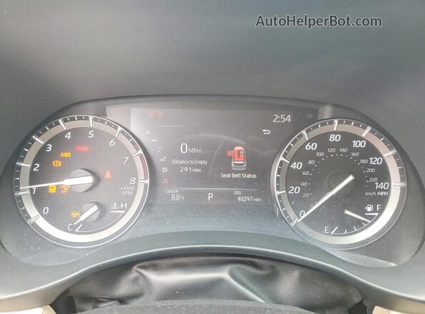 5TDYZRAH9MS522002 2021 TOYOTA HIGHLANDER Red Widok zestawu wskaźników