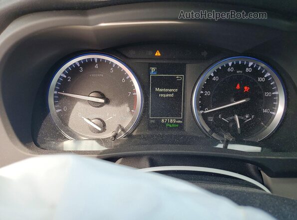 5TDYZRFH1HS225482 2017 TOYOTA HIGHLANDER Серый Вид щитка приборов