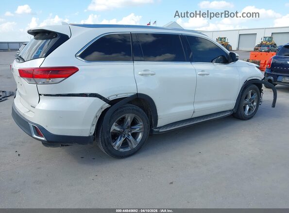 5TDYZRFH2HS218279 2017 TOYOTA HIGHLANDER White Tył prawy