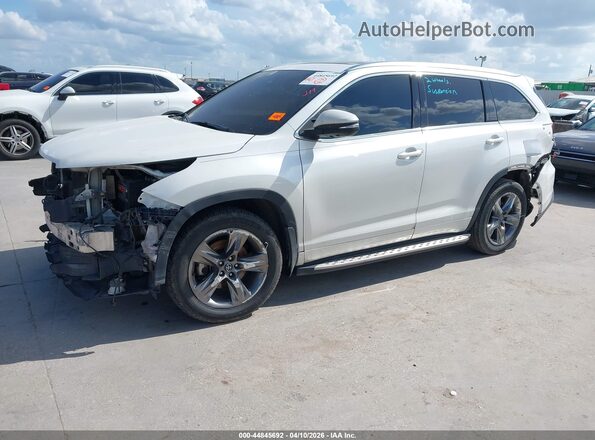 5TDYZRFH2HS218279 2017 TOYOTA HIGHLANDER White Przód lewy