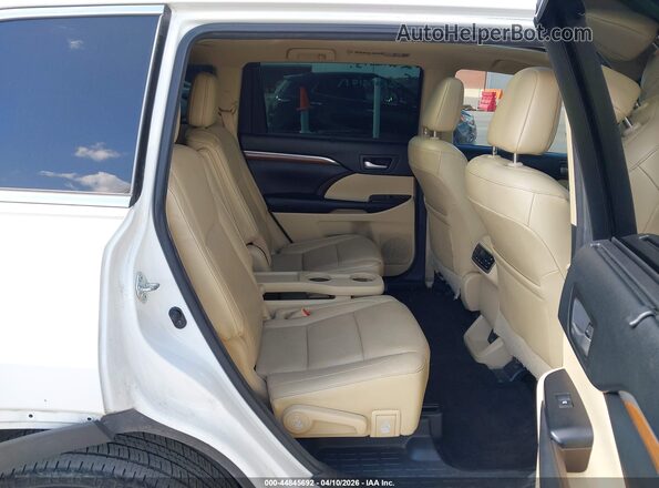 5TDYZRFH2HS218279 2017 TOYOTA HIGHLANDER White Widok naklejki z numerem VIN
