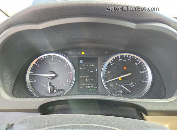 5TDYZRFH3HS196115 2017 TOYOTA HIGHLANDER Blue Widok zestawu wskaźników