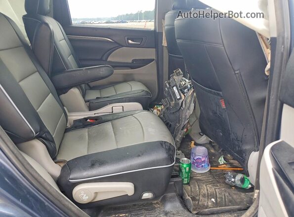 5TDYZRFH5JS253601 2018 TOYOTA HIGHLANDER Синий Вид задних сидений