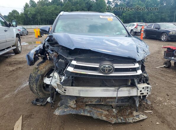 5TDYZRFH5JS253601 2018 TOYOTA HIGHLANDER Синий Вид спереди