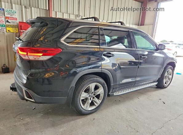 5TDYZRFH5JS270253 2018 TOYOTA HIGHLANDER Black Задня права чверть
