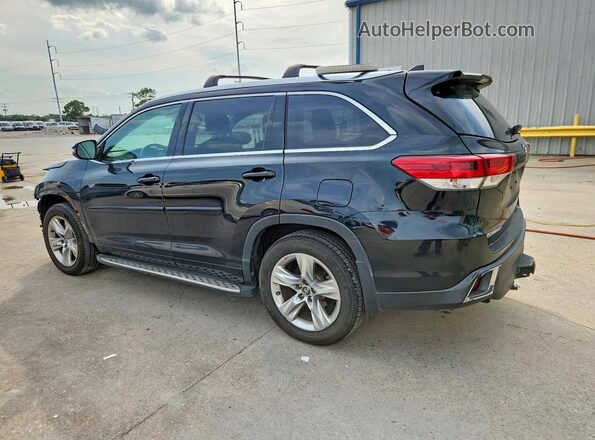 5TDYZRFH5JS270253 2018 TOYOTA HIGHLANDER Black Задня ліва чверть