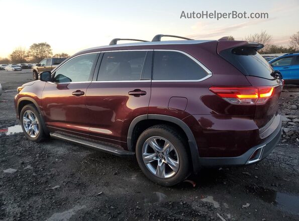 5TDYZRFH6JS245037 2018 TOYOTA HIGHLANDER Maroon Առջևի աջ