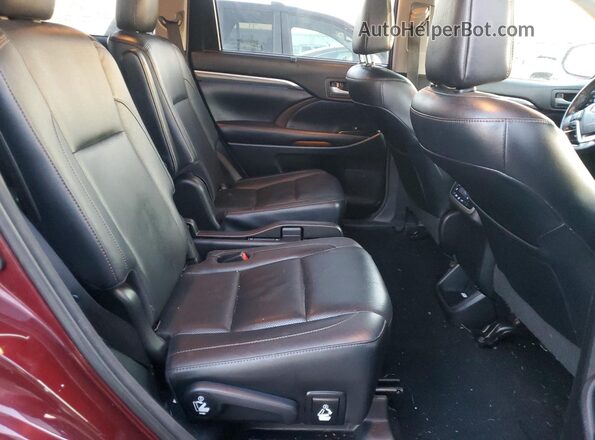 5TDYZRFH6JS245037 2018 TOYOTA HIGHLANDER Maroon 