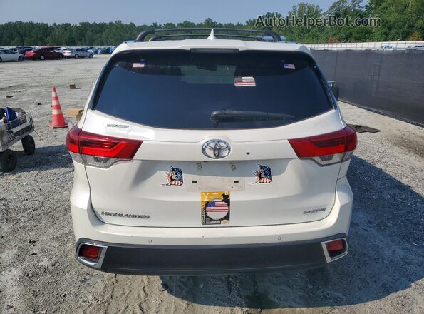 5TDYZRFH6JS283884 2018 TOYOTA HIGHLANDER White Vista trasera