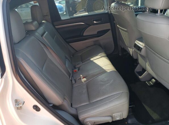 5TDYZRFH6JS283884 2018 TOYOTA HIGHLANDER White Vista interior trasera