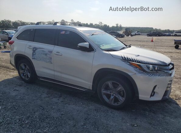 5TDYZRFH6JS283884 2018 TOYOTA HIGHLANDER White Delantero derecho