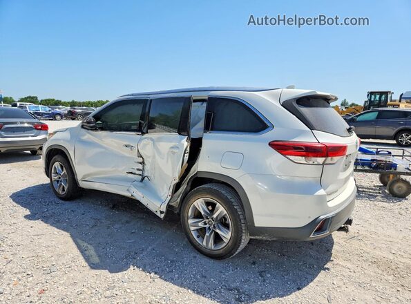 5TDYZRFH6JS284114 2018 TOYOTA HIGHLANDER White უკანა მარცხენა