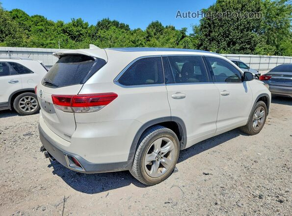 5TDYZRFH6JS284114 2018 TOYOTA HIGHLANDER White უკანა მარჯვენა