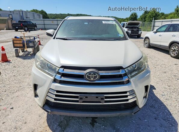 5TDYZRFH6JS284114 2018 TOYOTA HIGHLANDER White წინა ხედი