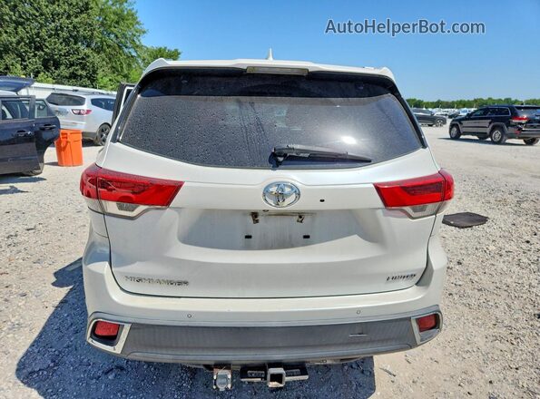 5TDYZRFH6JS284114 2018 TOYOTA HIGHLANDER White უკანა ხედი
