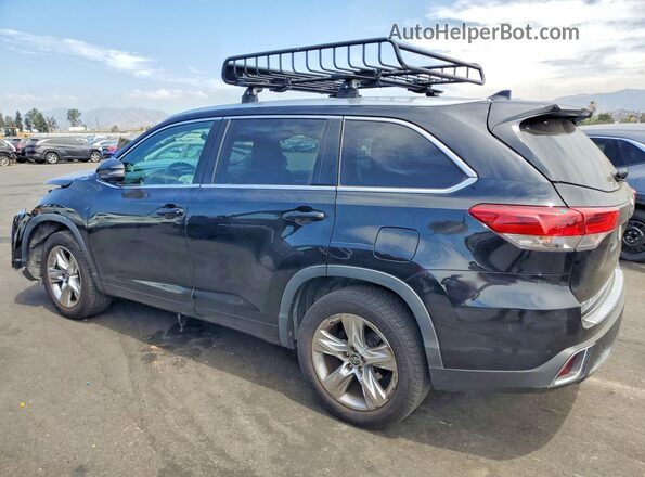 5TDYZRFH7HS227723 2017 TOYOTA HIGHLANDER Black უკანა მარცხენა