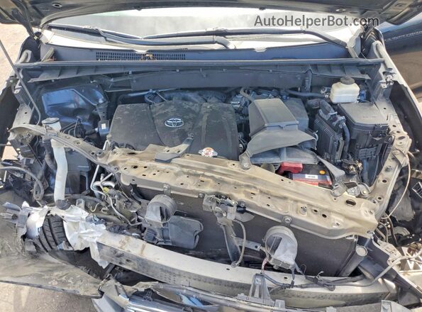 5TDYZRFH7HS227723 2017 TOYOTA HIGHLANDER Black ძრავის განყოფილების ხედი