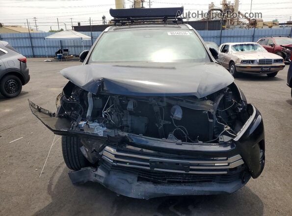 5TDYZRFH7HS227723 2017 TOYOTA HIGHLANDER Black წინა ხედი
