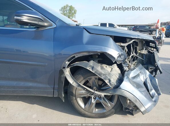 5TDYZRFH8HS188432 2017 TOYOTA HIGHLANDER Синий Вид спереди