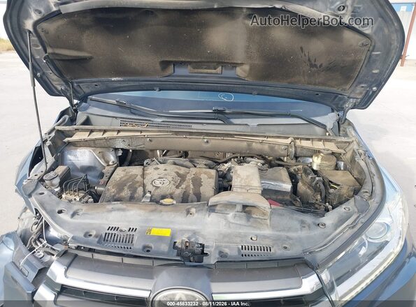 5TDYZRFH8HS188432 2017 TOYOTA HIGHLANDER Синий Вид сзади