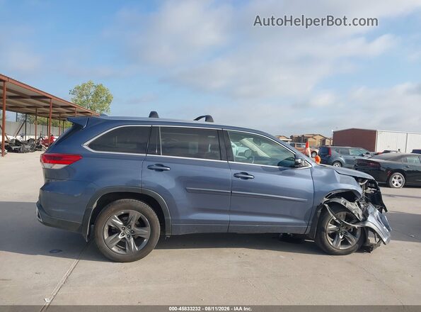 5TDYZRFH8HS188432 2017 TOYOTA HIGHLANDER Синий Панорамный вид салона 360°