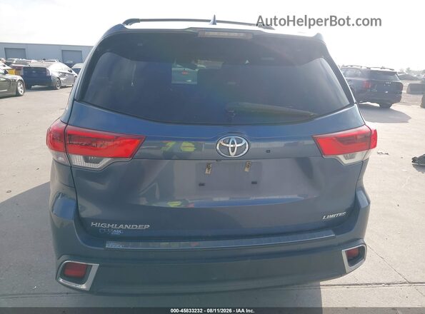 5TDYZRFH8HS188432 2017 TOYOTA HIGHLANDER Синий 