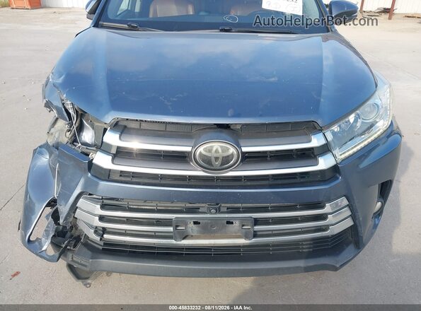 5TDYZRFH8HS188432 2017 TOYOTA HIGHLANDER Синий 