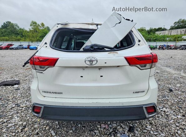 5TDYZRFHXHS209443 2017 TOYOTA HIGHLANDER White Vista trasera