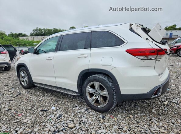 5TDYZRFHXHS209443 2017 TOYOTA HIGHLANDER White Trasero izquierdo