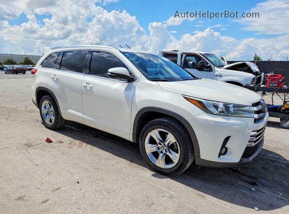 5TDYZRFHXJS257594 2018 TOYOTA HIGHLANDER White Առջևի աջ