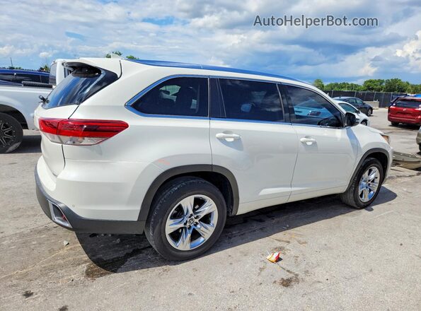 5TDYZRFHXJS257594 2018 TOYOTA HIGHLANDER White Հետևի աջ