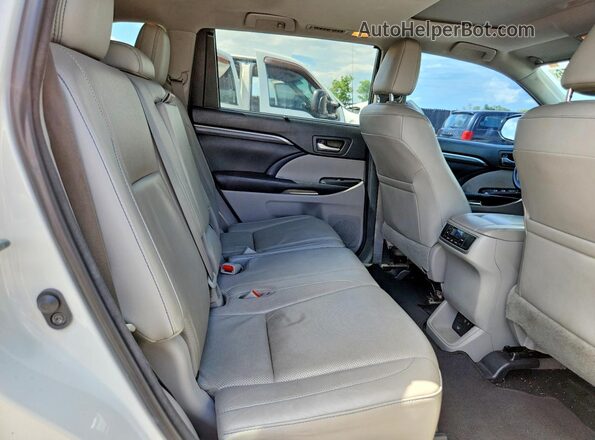 5TDYZRFHXJS257594 2018 TOYOTA HIGHLANDER White Սալոնի հետևի տեսք