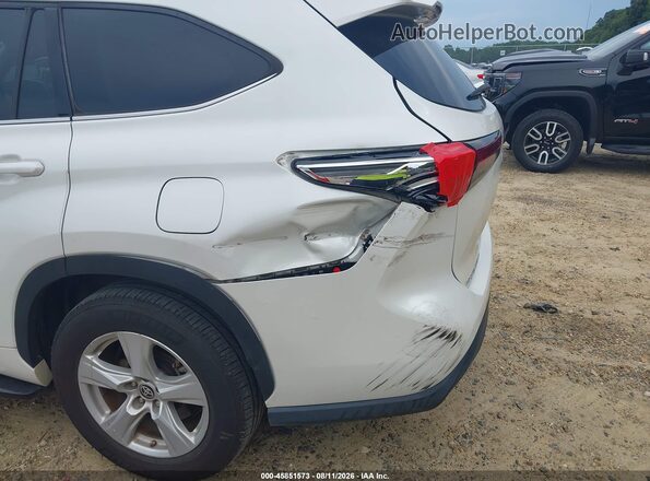 5TDZARAH0LS502697 2020 TOYOTA HIGHLANDER White Vista frontal