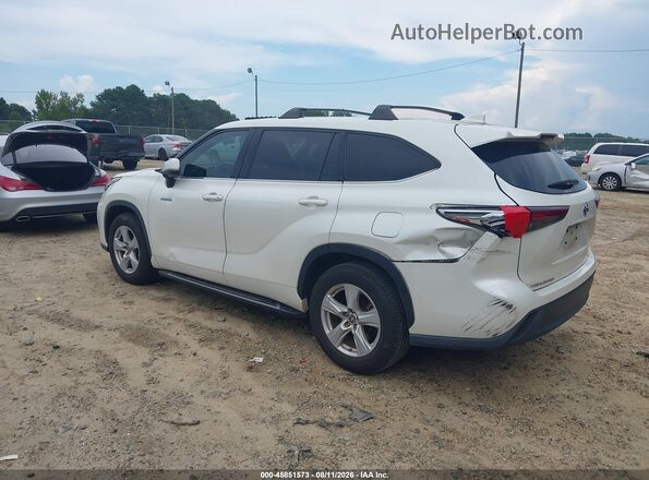 5TDZARAH0LS502697 2020 TOYOTA HIGHLANDER White Trasero izquierdo