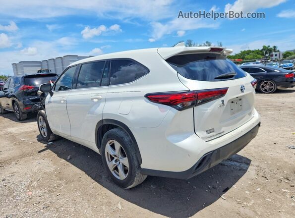 5TDZARAH8LS501121 2020 TOYOTA HIGHLANDER White Հետևի ձախ